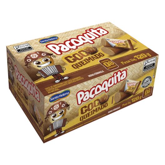 Paçoquinha com Coco Queimado Santa Helena Paçoquita Caixa 120g - Imagem em destaque