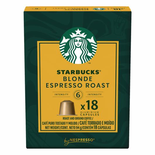 Café em Cápsula Blonde Espresso Roast Starbucks Caixa 94g 18 Cápsulas - Imagem em destaque