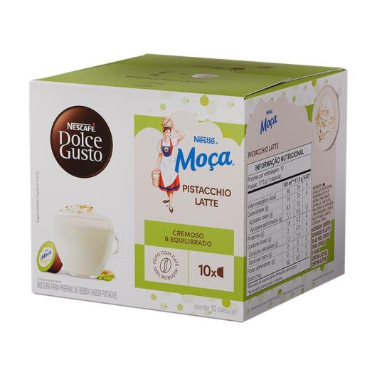Pistacchio Latte em Cápsula Moça Dolce Gusto Nescafé Caixa 175g 10 Unidades - Imagem em destaque
