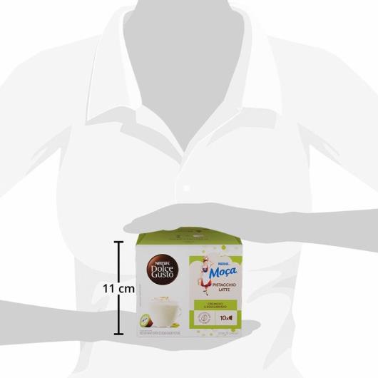 Pistacchio Latte em Cápsula Moça Dolce Gusto Nescafé Caixa 175g 10 Unidades - Imagem em destaque