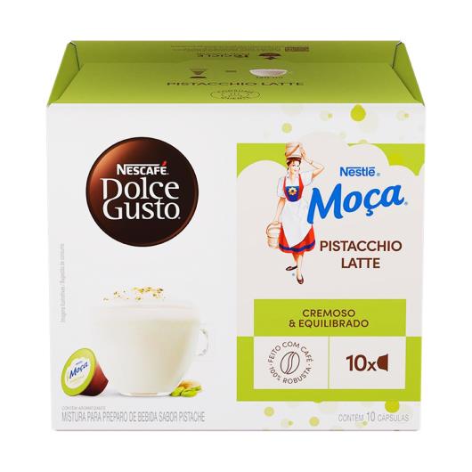 Pistacchio Latte em Cápsula Moça Dolce Gusto Nescafé Caixa 175g 10 Unidades - Imagem em destaque