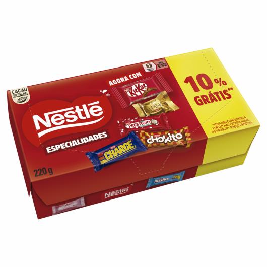 Bombom Sortido Nestlé Especialidades Caixa 220g 10% Grátis - Imagem em destaque