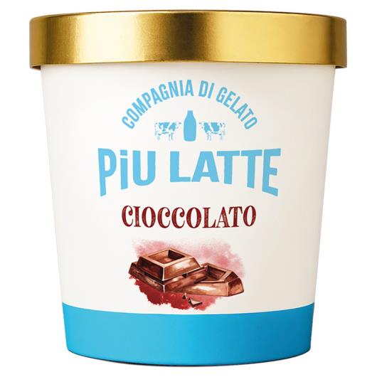 Sorvete Cioccolato Piu Latte Pote 490ml - Imagem em destaque