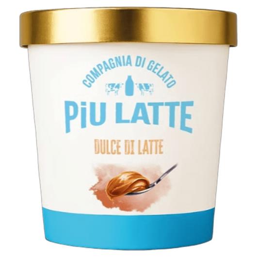 Sorvete Piu Latte Dulce di Latte Pote 490ml - Imagem em destaque