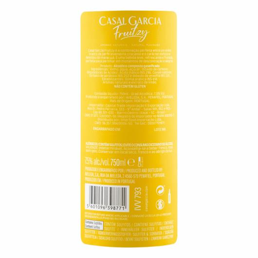 Bebida Alcoólica Passion Fruit Casal Garcia Fruitzy 750ml - Imagem em destaque