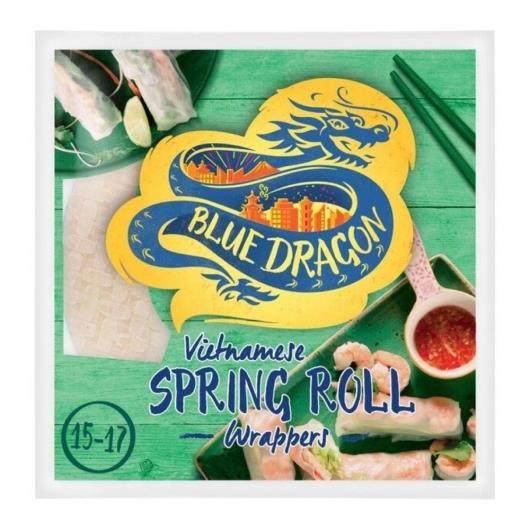 Folha de Arroz Spring Roll Wrappers Blue Dragon 134g - Imagem em destaque