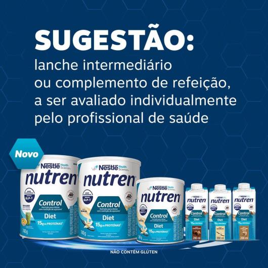 Pó para Preparo de Bebida Diet Zero Lactose sem Sabor Nutren Control Lata 740g - Imagem em destaque