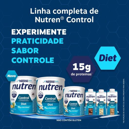 Pó para Preparo de Bebida Diet Zero Lactose sem Sabor Nutren Control Lata 740g - Imagem em destaque