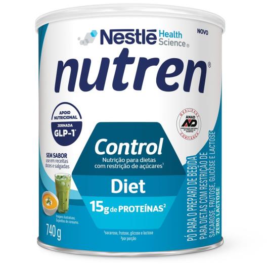Pó para Preparo de Bebida Diet Zero Lactose sem Sabor Nutren Control Lata 740g - Imagem em destaque