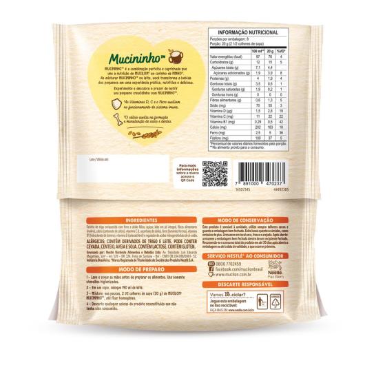 Cereal Infantil Mucilon Mucininho Sachê 160g - Imagem em destaque