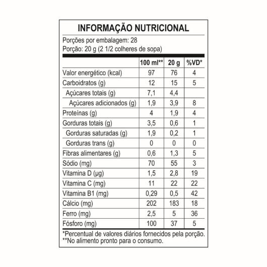 Cereal Infantil Mucilon Mucininho Pacote 560g - Imagem em destaque