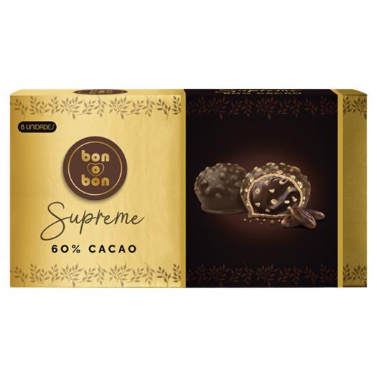 Bombom Bon o Bon Supreme 60% Cacau Amendoim Caixa 144g - Imagem em destaque