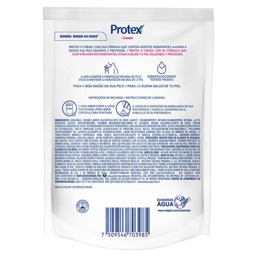 Sabonete Líquido Antibacteriano Cream Protex Refil 200ml - Imagem em destaque
