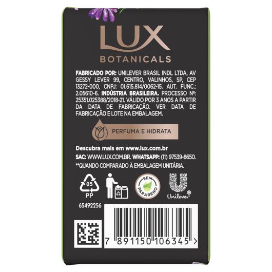Sabonete em Barra Lavanda Lux Botanicals Pack 6 Unidades 85g Cada Leve Mais Pague Menos - Imagem em destaque