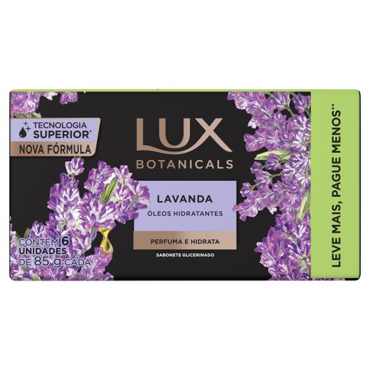 Sabonete em Barra Lavanda Lux Botanicals Pack 6 Unidades 85g Cada Leve Mais Pague Menos - Imagem em destaque