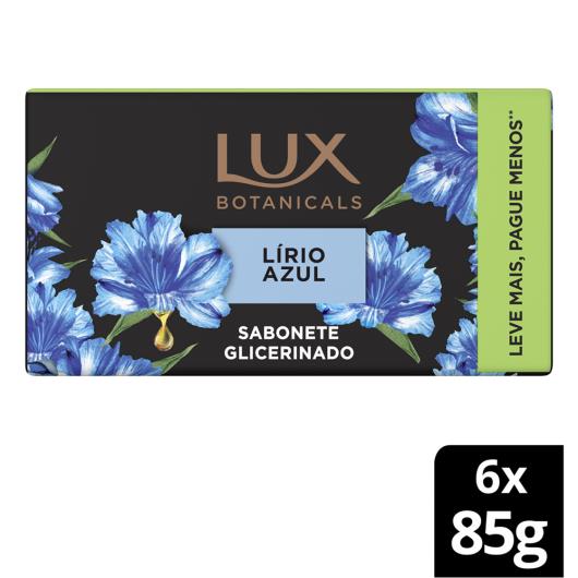 Sabonete em Barra Lírio Azul Lux Botanicals Pack 6 Unidades 85g Cada Leve Mais Pague Menos - Imagem em destaque