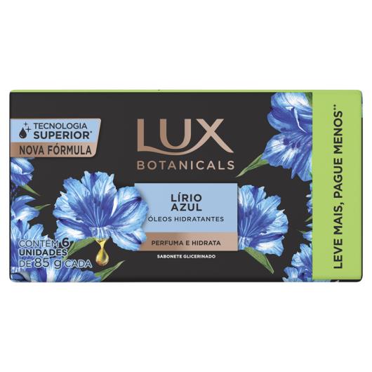 Sabonete em Barra Lírio Azul Lux Botanicals Pack 6 Unidades 85g Cada Leve Mais Pague Menos - Imagem em destaque