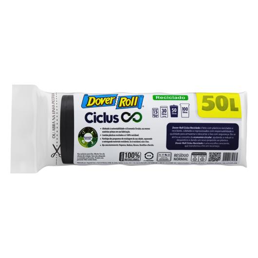 Saco para Lixo Ciclus Dover-Roll 50l 20 Unidades Cada - Imagem em destaque
