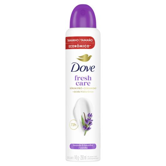 Antitranspirante Aerossol Lavanda & Baunilha Dove Fresh Care 250ml Tamanho Econômico - Imagem em destaque