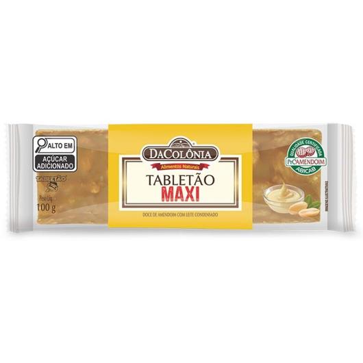 Doce de Amendoim Tabletão Maxi DaColônia 110g - Imagem em destaque