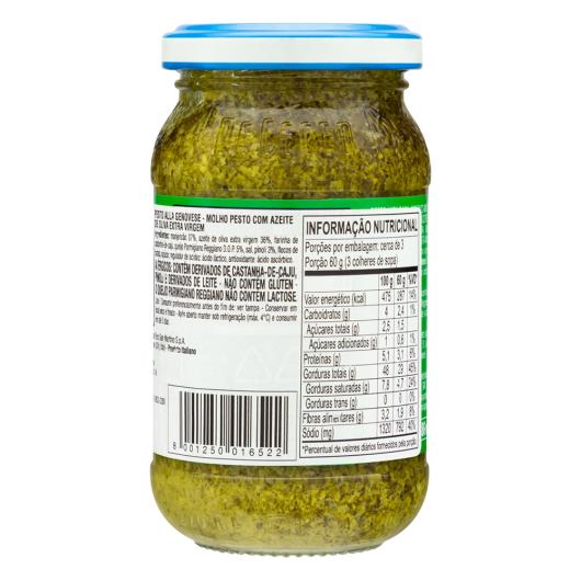 Molho Pesto Alla Genovese com Azeite de Oliva De Cecco Vidro 190g - Imagem em destaque
