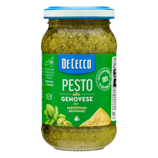 Molho Pesto Alla Genovese com Azeite de Oliva De Cecco Vidro 190g - Imagem em destaque