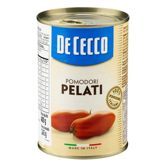 Tomate Pomodori Pelati De Cecco Lata 245g - Imagem em destaque