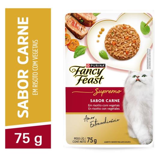 Ração Úmida para Gatos Adultos Fancy Fest Supremo Carne 75g - Imagem em destaque