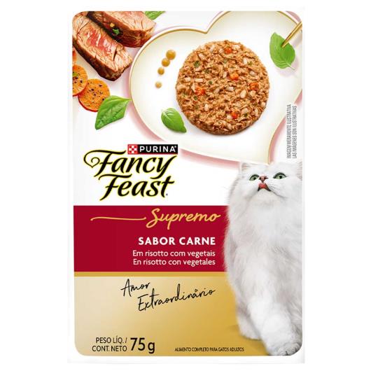 Ração Úmida para Gatos Adultos Fancy Fest Supremo Carne 75g - Imagem em destaque