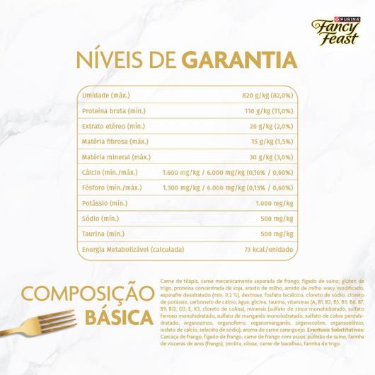Ração Úmida para Gatos Adultos Peixe Branco Fancy Fest 75g - Imagem em destaque