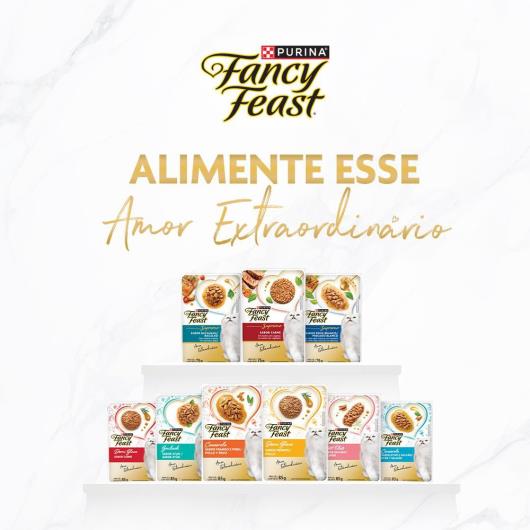Ração Úmida para Gatos Adultos Peixe Branco Fancy Fest 75g - Imagem em destaque