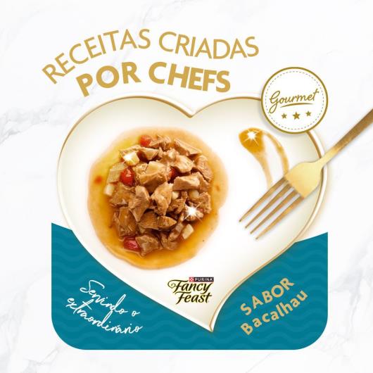 Ração Úmida para Gatos Fancy Fest Supremo Bacalhau 75g - Imagem em destaque
