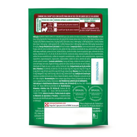 Ração Úmida para Cães Adultos Cordeiro com Arroz Dog Chow Nutrição Reforçada 85g - Imagem em destaque
