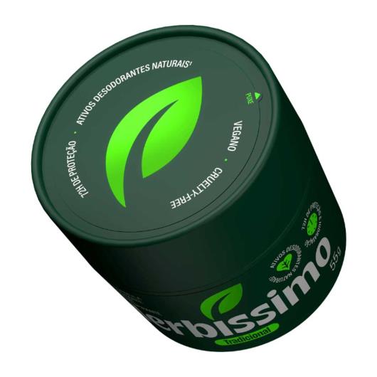 Desodorante Antitranspirante Creme Tradicional Herbíssimo Pote 55g - Imagem em destaque