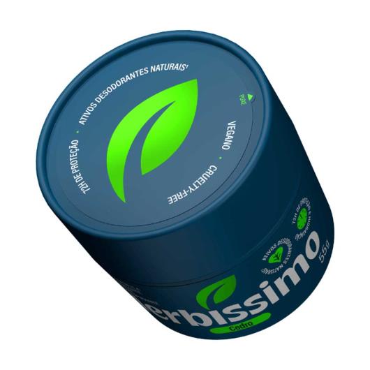 Desodorante Antitranspirante Creme Cedro Herbíssimo Pote 55g - Imagem em destaque