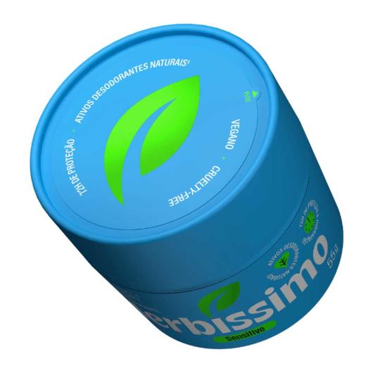 Desodorante Antitranspirante Creme Sensitive Herbíssimo Pote 55g - Imagem em destaque
