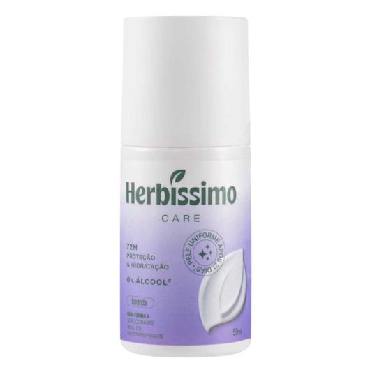 Desodorante Antitranspirante Roll-On Lavanda Herbíssimo Care 50ml - Imagem em destaque