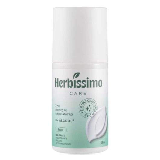 Desodorante Antitranspirante Roll-On Neutro sem Perfume Herbíssimo 50ml - Imagem em destaque