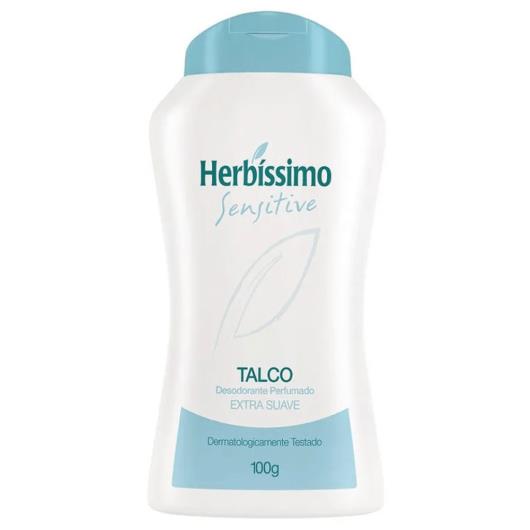 Talco Desodorante para Pés Herbíssimo Sensitive Extra Suave 100g - Imagem em destaque