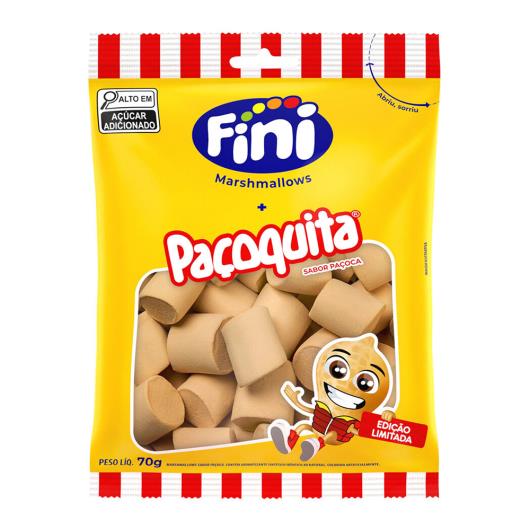 Marshmallow Fini Paçoquita 70g Edição Limitada - Imagem em destaque