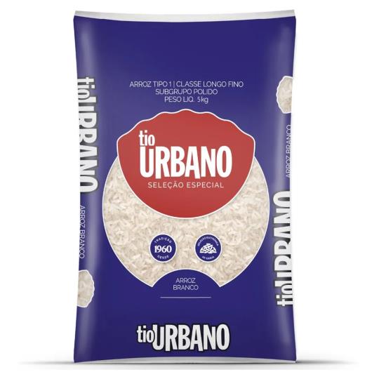 Arroz Branco Tipo 1 Tio Urbano Pacote 5kg - Imagem em destaque