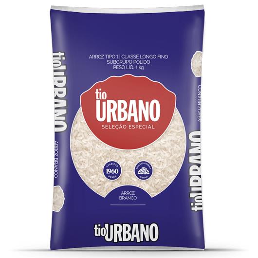 Arroz Branco Tipo 1 Tio Urbano Pacote 1kg - Imagem em destaque