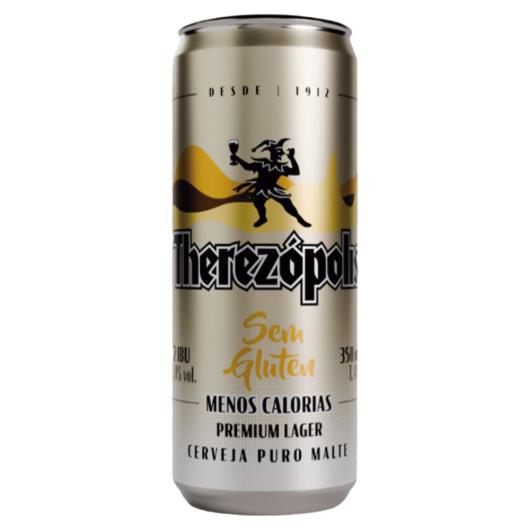 Cerveja Lager Puro Malte sem Glúten Therezópolis Lata 350ml - Imagem em destaque
