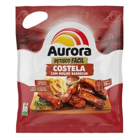Costela Suína ao Molho Barbecue Aurora Petisco Fácil Congelada 900g - Imagem em destaque