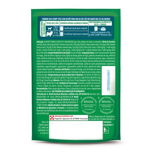 Ração Úmida para Cães Adultos Carne, Frango e Porco Dog Chow Tripla Proteína 85g - Imagem em destaque