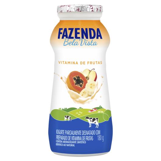 Iogurte Parcialmente Desnatado Vitamina de Frutas Fazenda Bela Vista Frasco 180g - Imagem em destaque