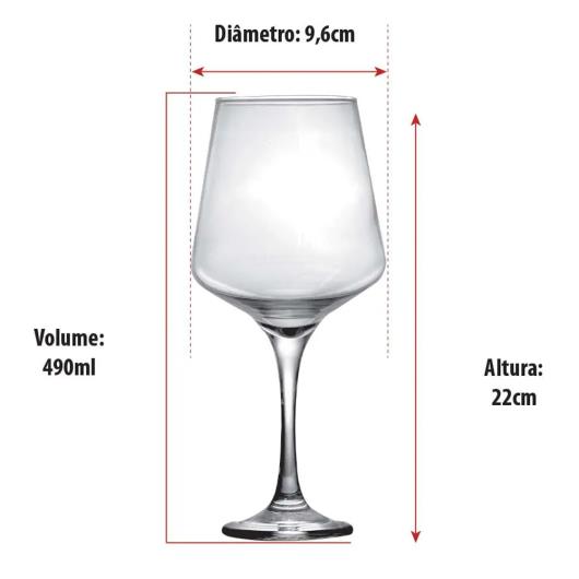 Taça Square Água Ruvolo 490ml - Imagem em destaque