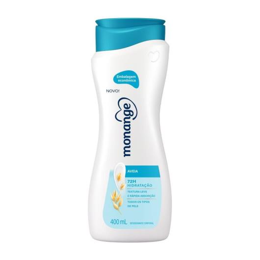 Desodorante Hidratante Corporal Aveia Hidratação Essencial Monange Frasco 400ml Embalagem Econômica - Imagem em destaque
