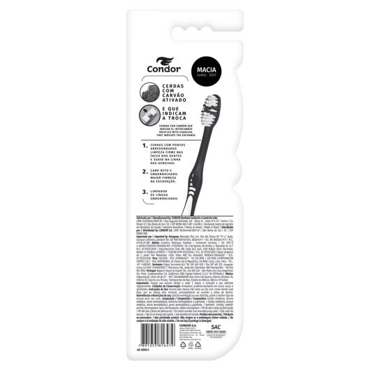 Escova Dental Macia Agile Black Condor 2 Unidades - Imagem em destaque