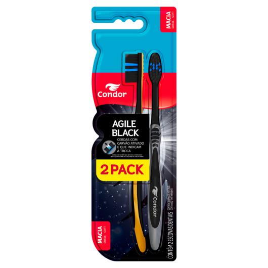 Escova Dental Macia Agile Black Condor 2 Unidades - Imagem em destaque